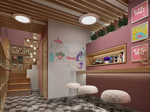 成都奶茶店装修|成都奶茶店【让你少女心炸裂的设计】