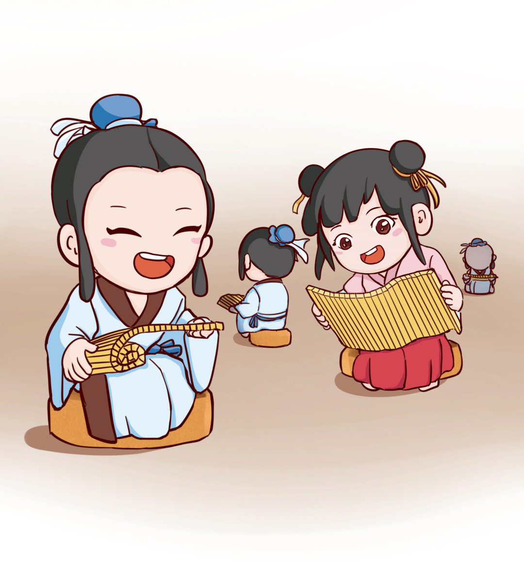 幼儿园&卡通形象设计：小书童（图ZMjIwNDQyNjUy） - IP形象 - 站酷设计师笑面佛XMF原创素材 - 站酷ZCOOL