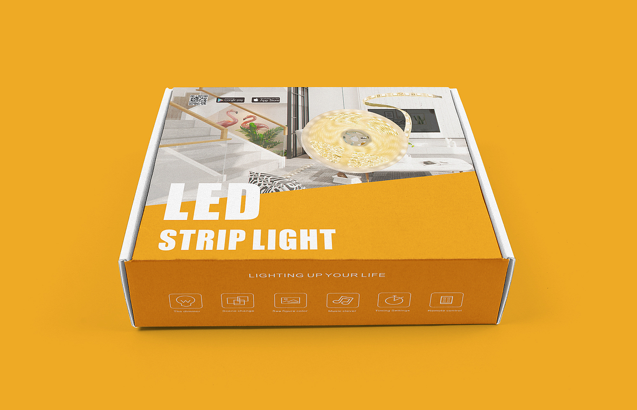led灯带包装盒设计