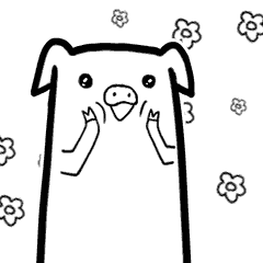 小方猪第二弹 微信表情包（图ZODUyNjgwOTI=） - 网络表情 - 站酷设计师bone008原创素材 - 站酷ZCOOL