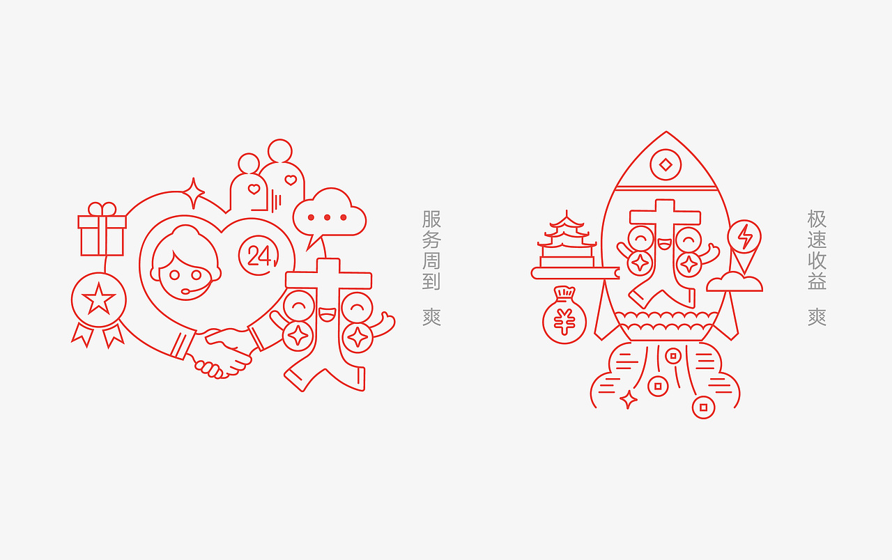 上行案例 / 贵阳银行 爽银财富品牌形象设计(图ZMTk5NTM5NDg0) - 品牌 - 站酷设计师石昌鸿原创素材 - 站酷ZCOOL