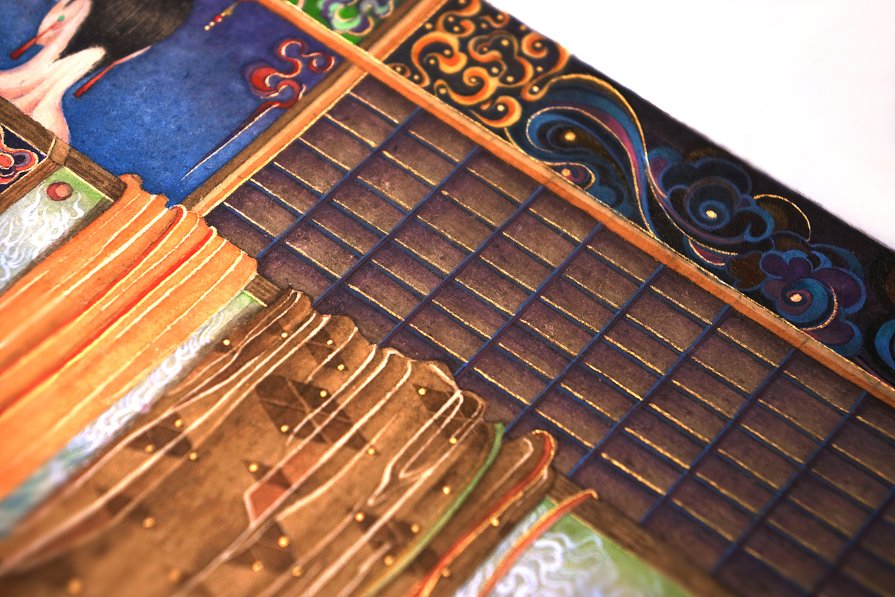 《浮浪行.邪见》 白中南颜彩-人川集（图ZMjQ3MjIwMzEy） - 艺术插画 - 站酷设计师白中南原创素材 - 站酷ZCOOL