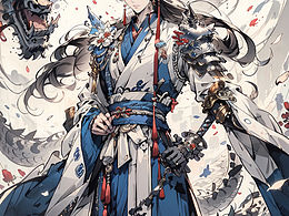 古风插画｜屠龙