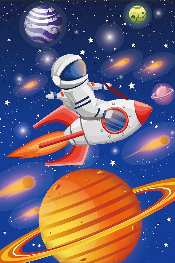 探索宇宙系列儿童海报