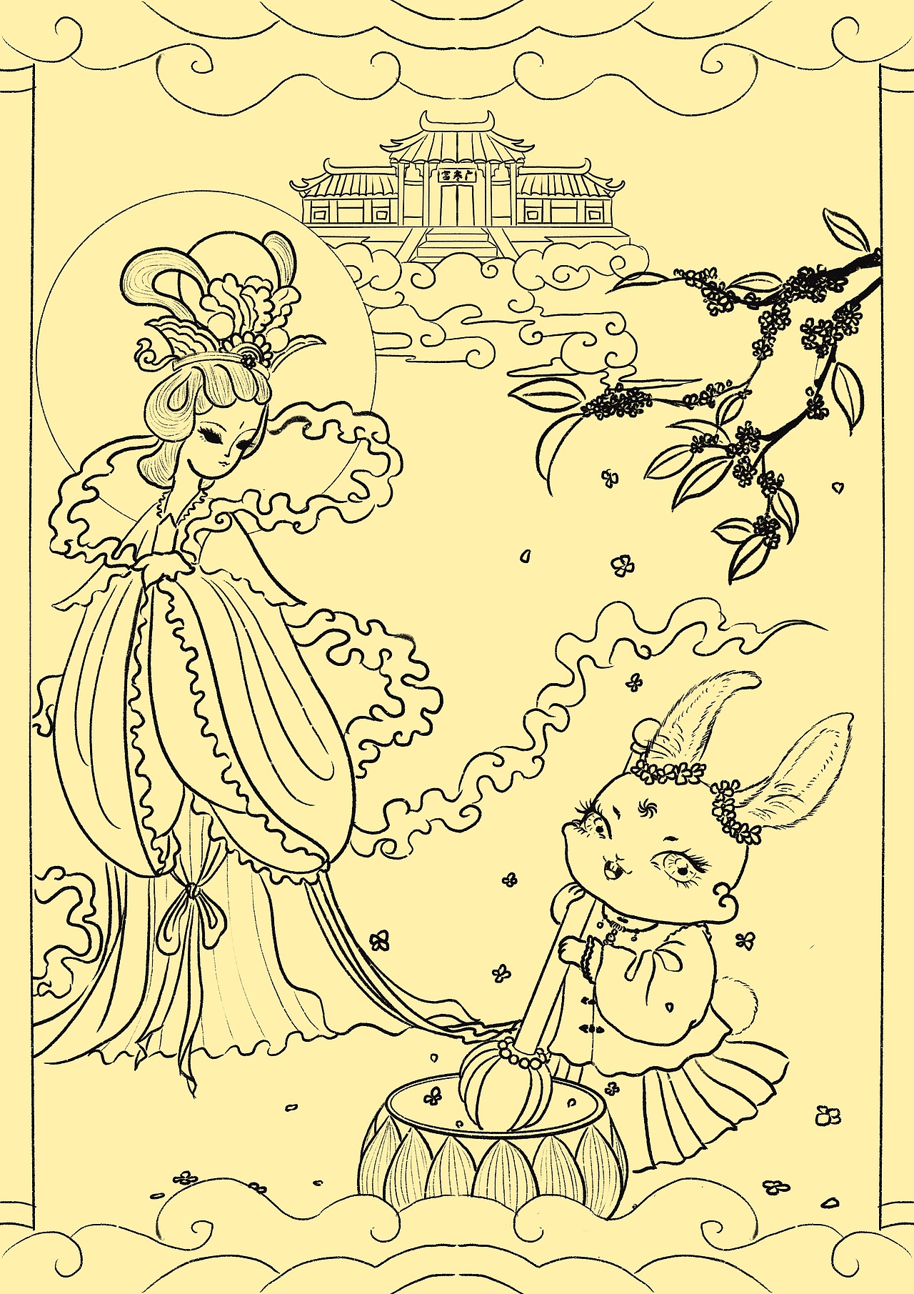 汉服妈妈插画。画技一般，主科普向。（图ZMjczNzQwODA0） - 儿童插画 - 站酷设计师汉服妈妈原创素材 - 站酷ZCOOL