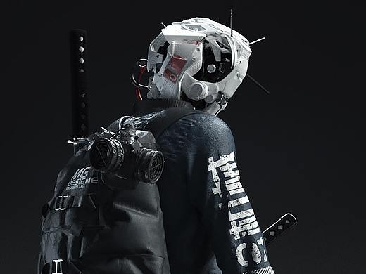 C4D+MD+mixamo快速制作机甲动画，赛博朋克必备教程