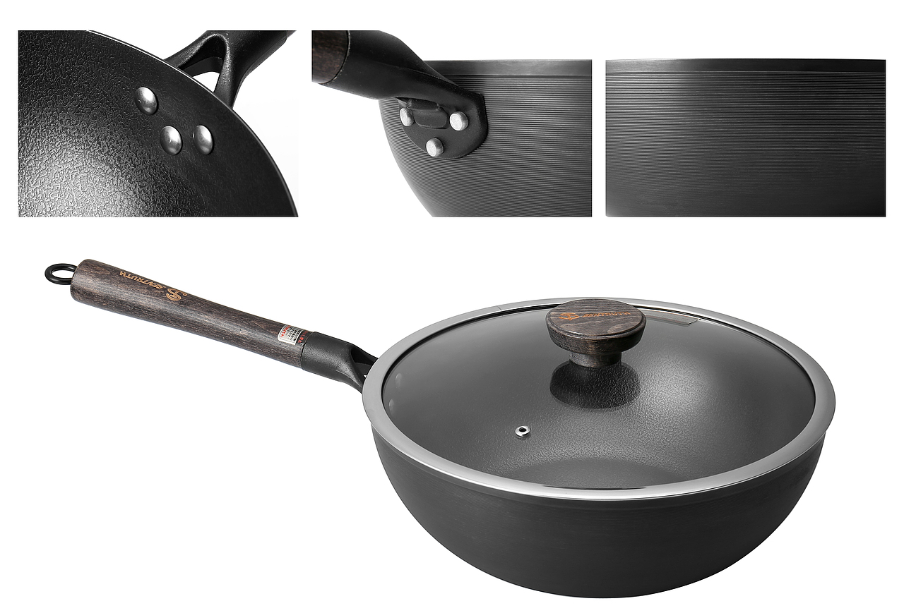 你看这个锅它又大又圆~