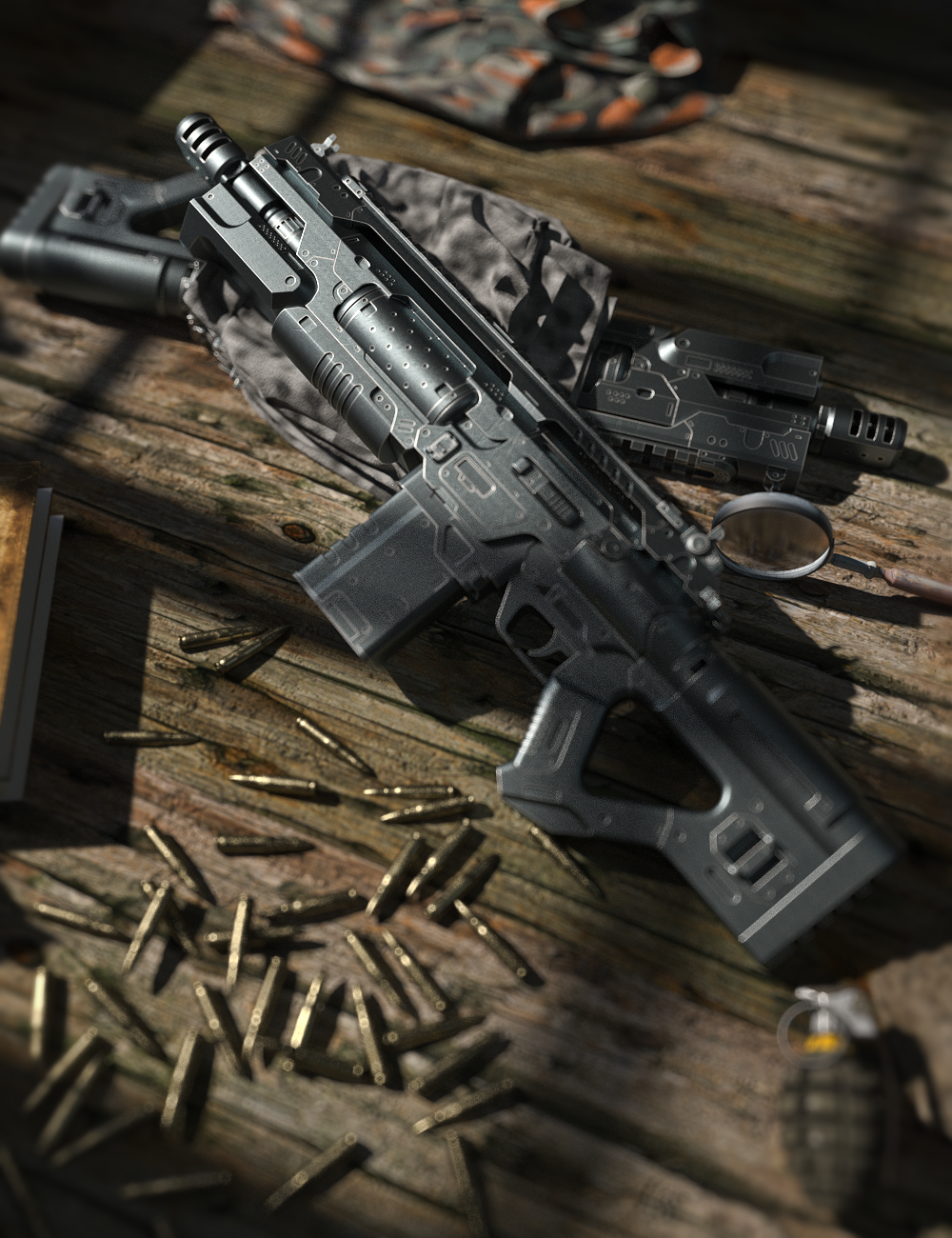 机械 枪械 两套动画短片分镜