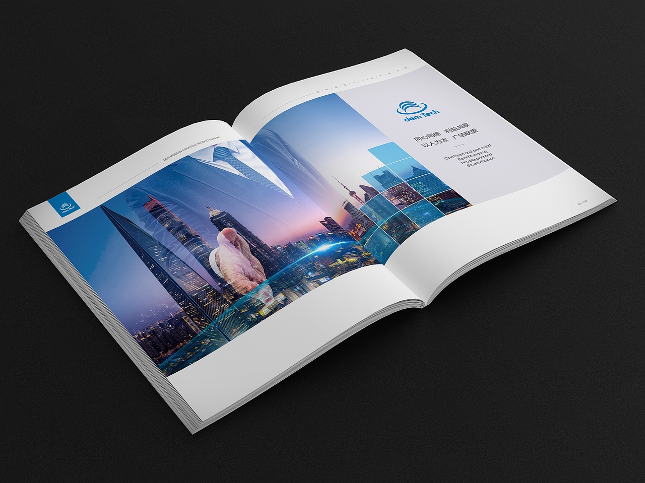 歌乔品牌画册设计作品——德镒盟新材料（图ZMjgxMjMyNTMy） - 书籍/画册 - 站酷设计师歌乔品牌设计原创素材 - 站酷ZCOOL