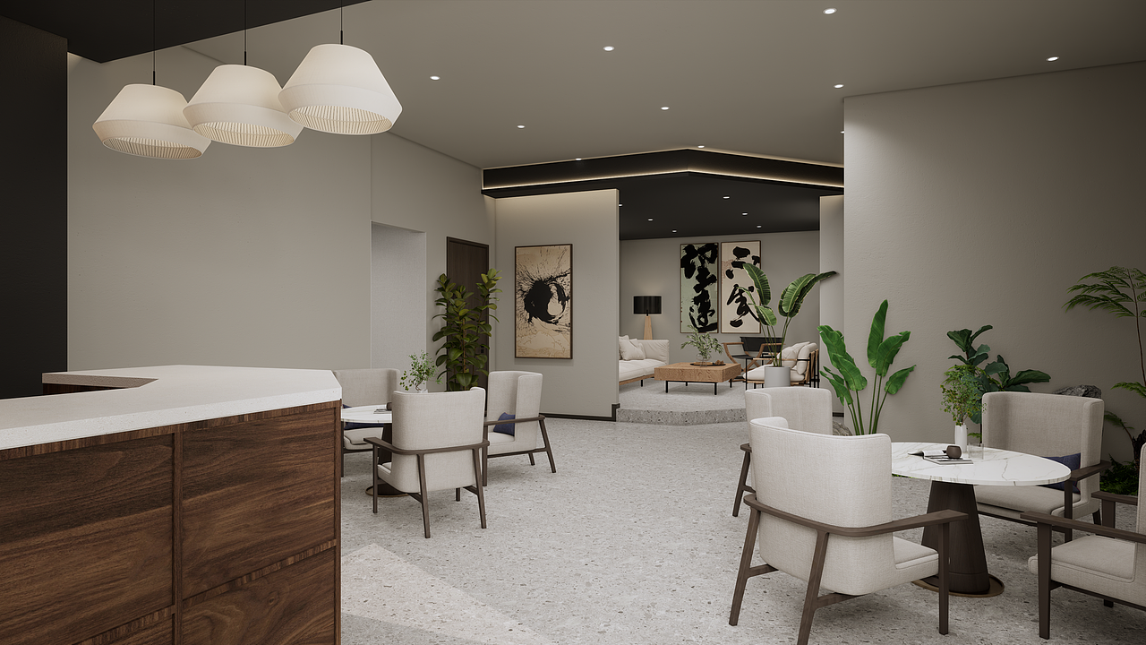 万和茶府｜木璞空间装饰（图ZMzU3MDA0NjUy） - 商业空间设计 - 站酷设计师木璞空间装饰原创素材 - 站酷ZCOOL