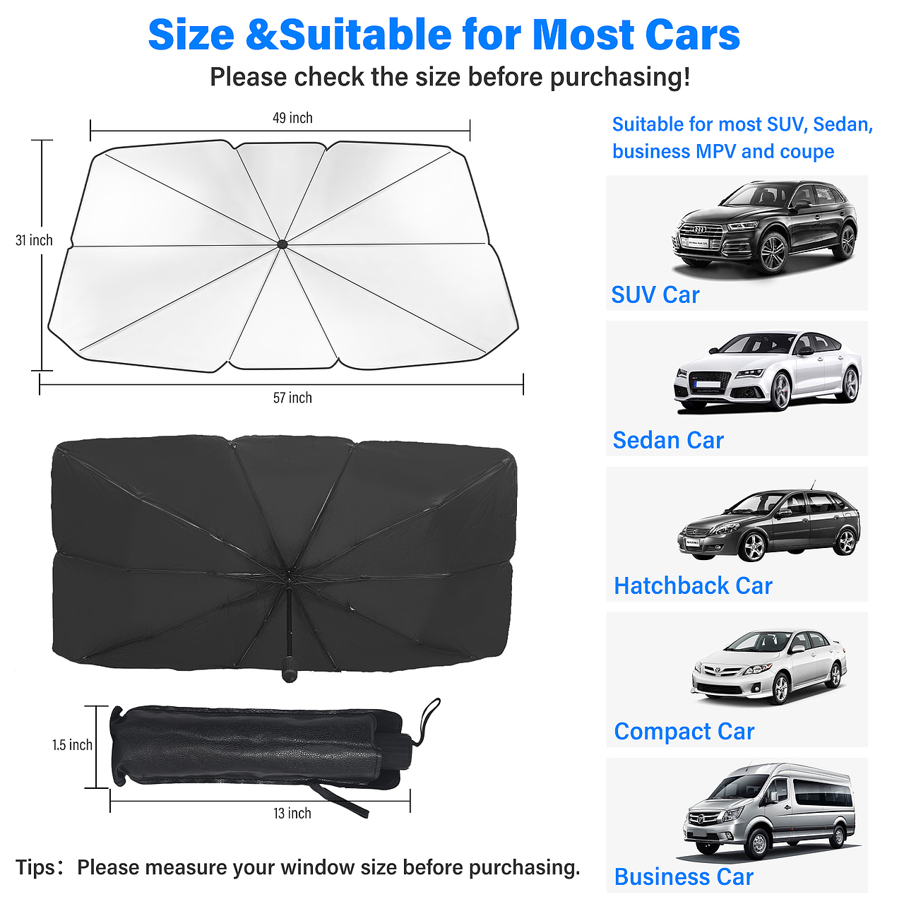 亚马逊主图-A+-汽车遮阳伞