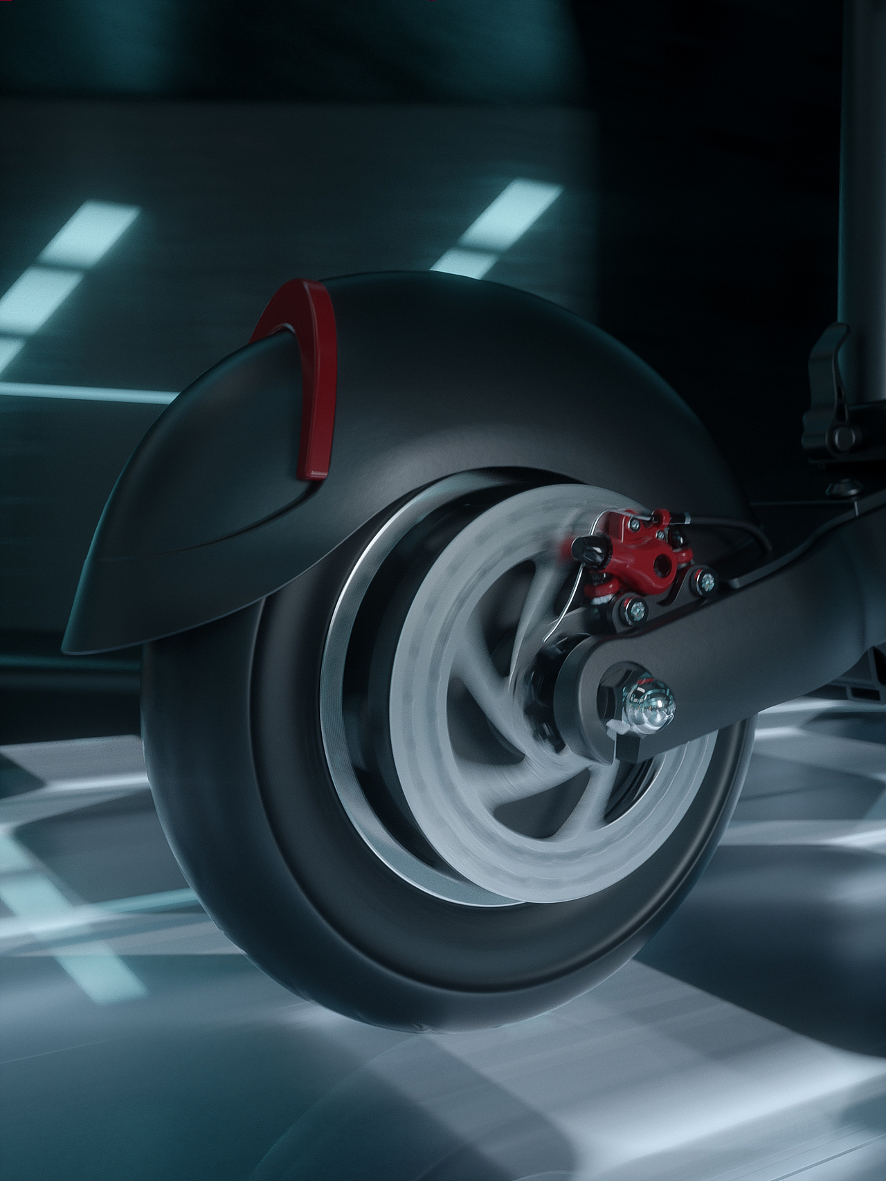 有点科幻的电动滑板车宣传视频