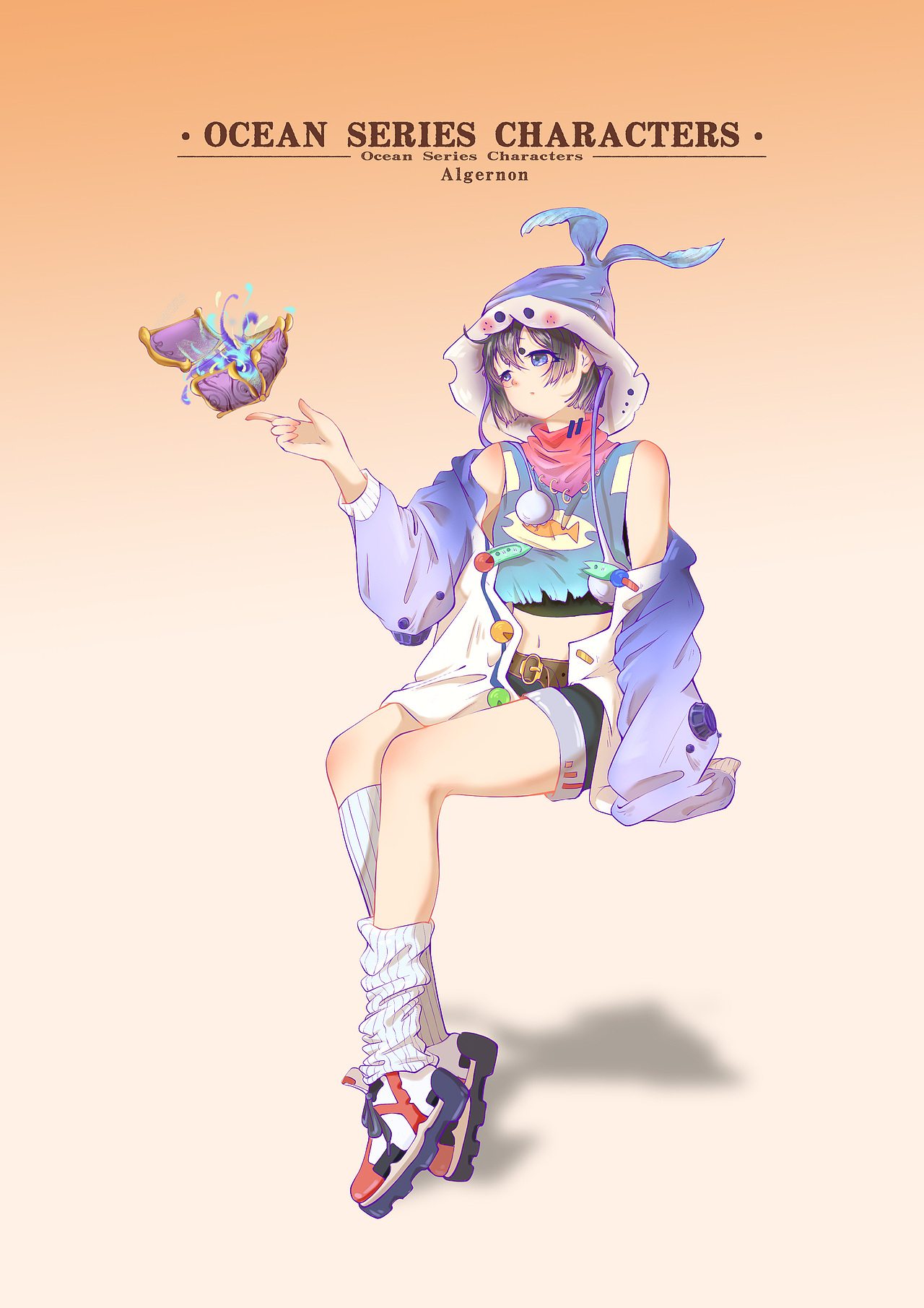 水族动物（图ZMzA3MDczNjA0） - 其他平面 - 站酷设计师开弥Kami原创素材 - 站酷ZCOOL
