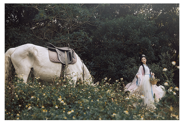 【汉服】绛都春·魏晋风交领大袖