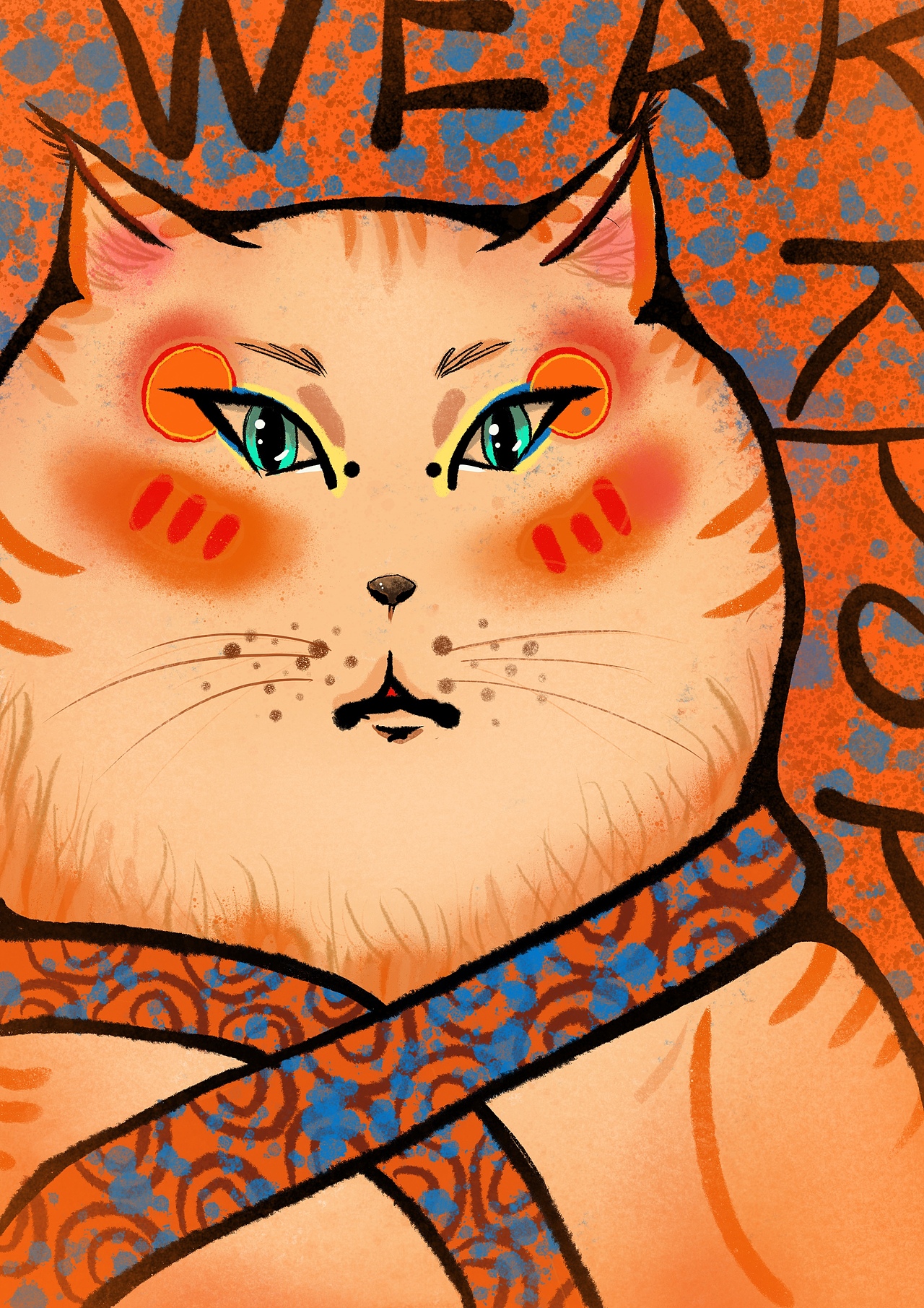 围猫_(:з」∠)_狂吸（图ZMTc4NDczMDI0） - 绘本 - 站酷设计师浮光懵B原创素材 - 站酷ZCOOL