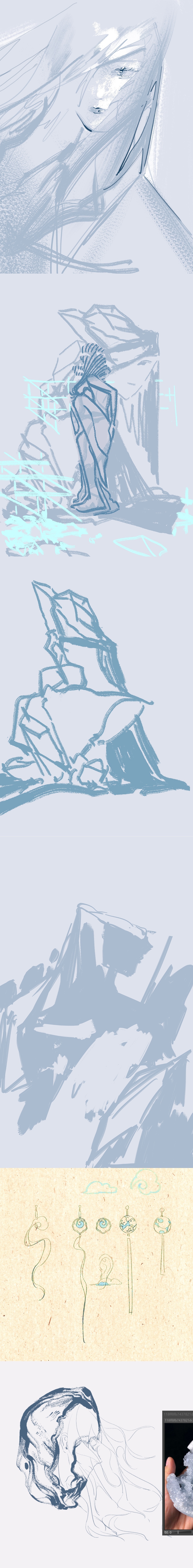 天青石（图ZMzIyMTM3NjQw） - 商业插画 - 站酷设计师织雾安转原创素材 - 站酷ZCOOL