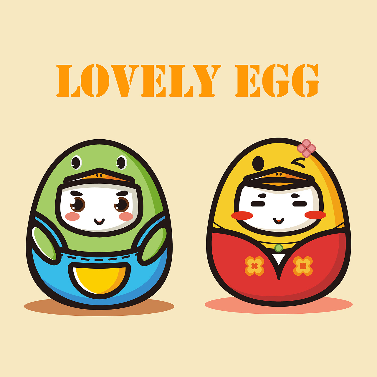 egg卡通形象设计