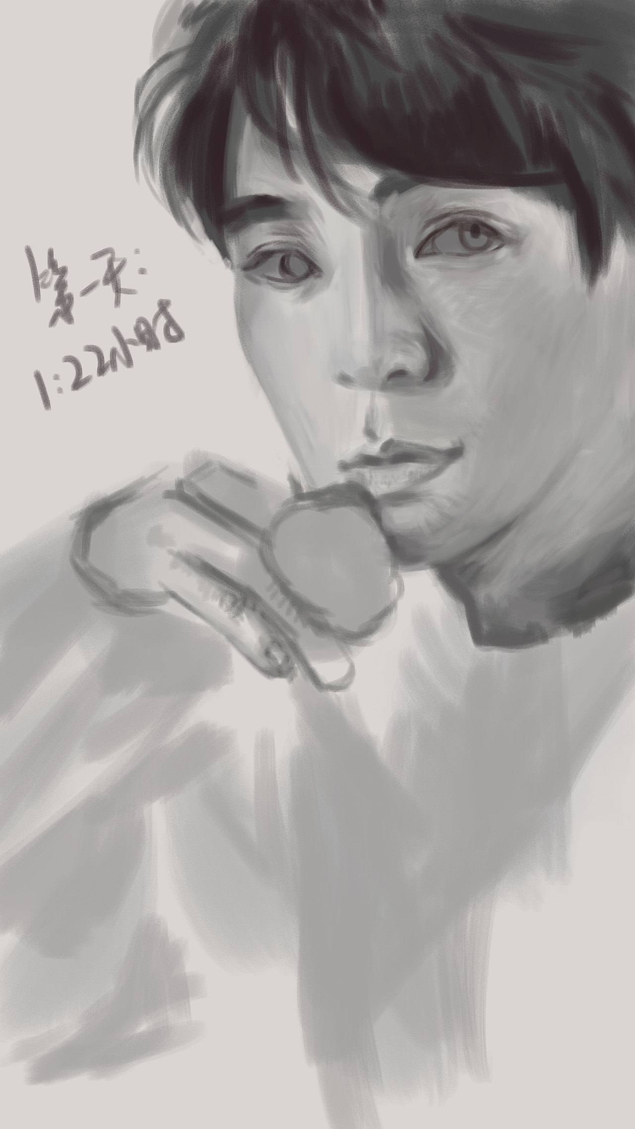 厚涂数位板-明星-朱一龙（图ZMTgxNDE5MTQ4） - 创作习作 - 站酷设计师sjfg墨眉朱砂原创素材 - 站酷ZCOOL