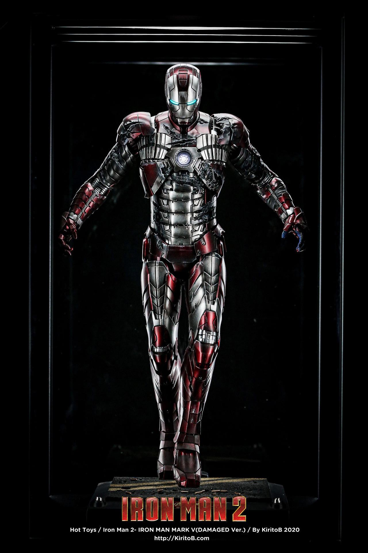 模玩摄影全网最还原的ht战损钢铁侠mk5