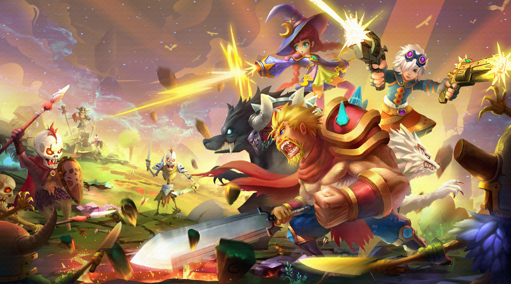 战斗|插画|游戏原画|郏永光军 - 原创作品 - 站酷 (zcool)