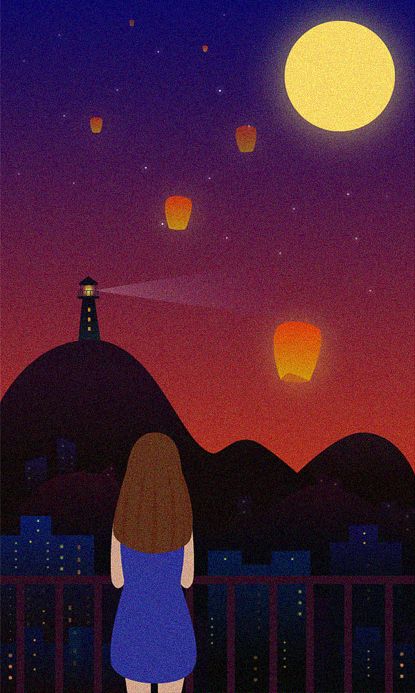 漸變插畫(huà)（圖ZMTAzMDY2NjIw） - 藝術(shù)插畫(huà) - 站酷設(shè)計(jì)師空白格子_原創(chuàng)素材 - 站酷ZCOOL