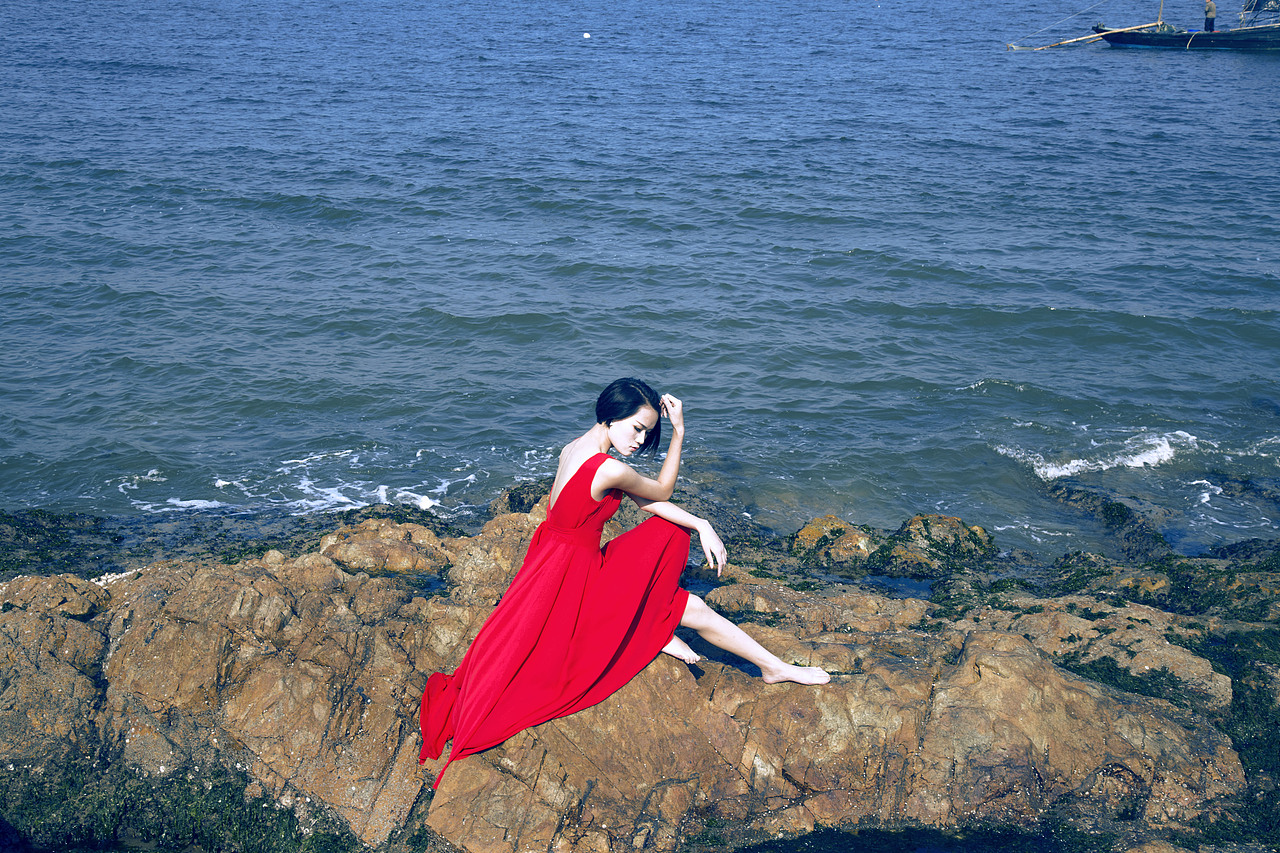 风车岛人像风光