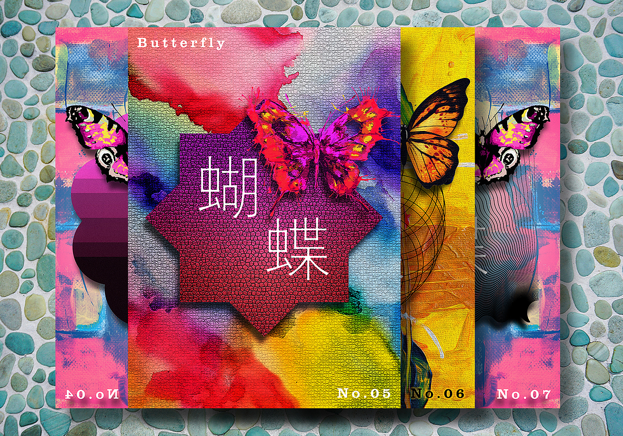 蝴蝶|平面|海报|其若朴_原创作品-站酷zcool