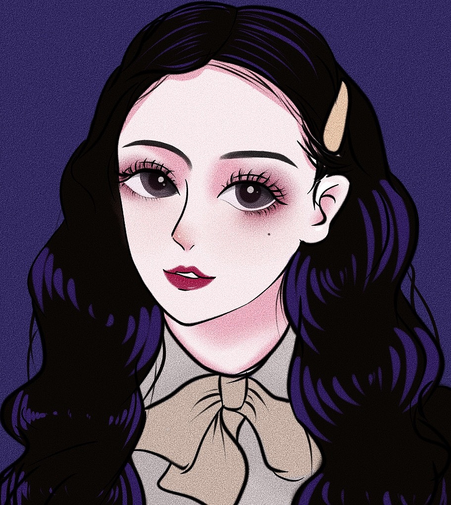 自画像|动漫|单幅漫画|雪奈baby_原创作品-站酷zcool