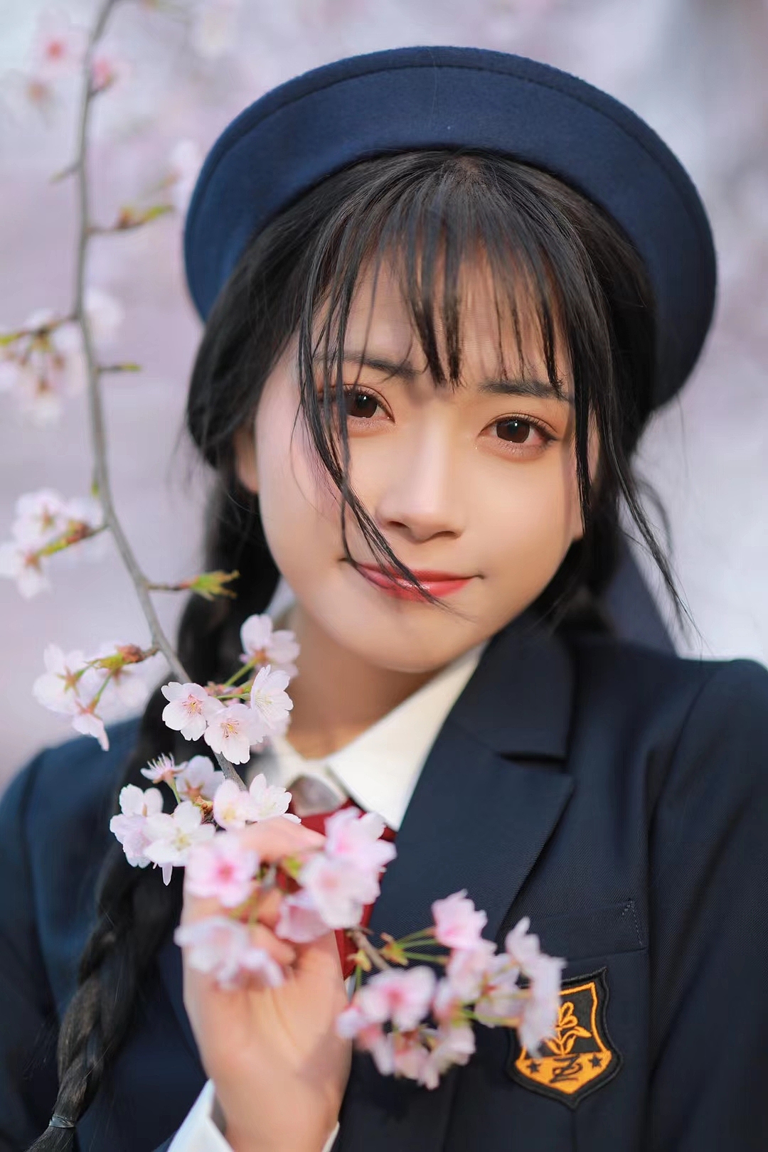 樱花jk少女写真
