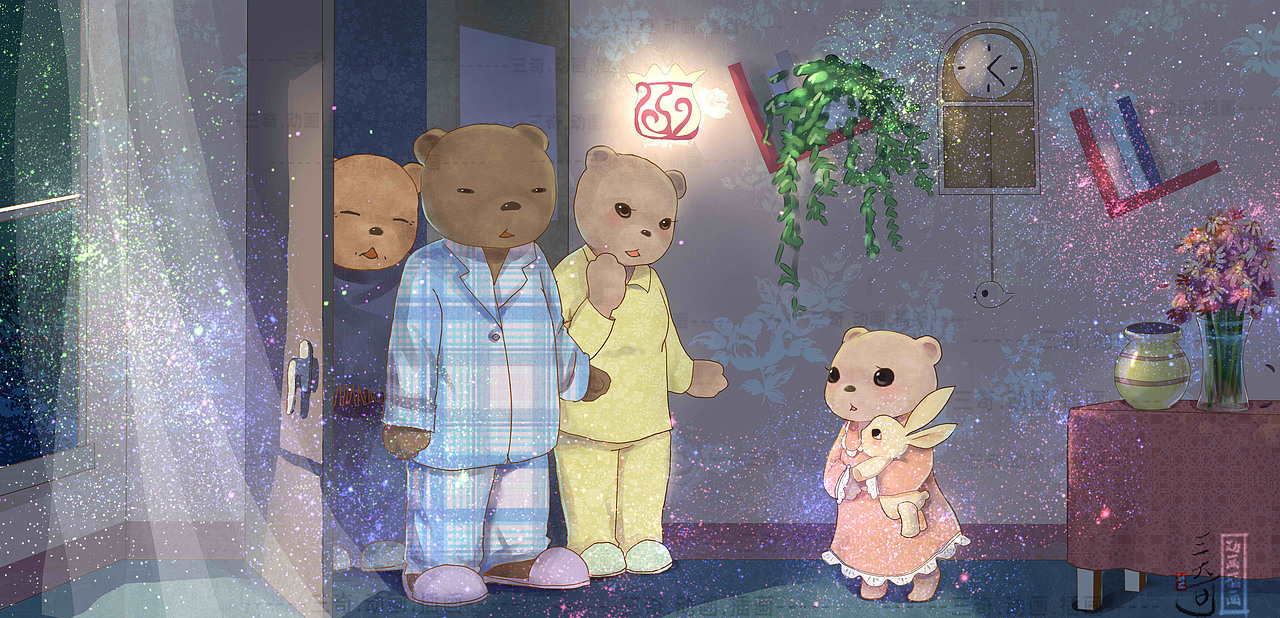 儿童绘本插图作品《小影子好朋友》