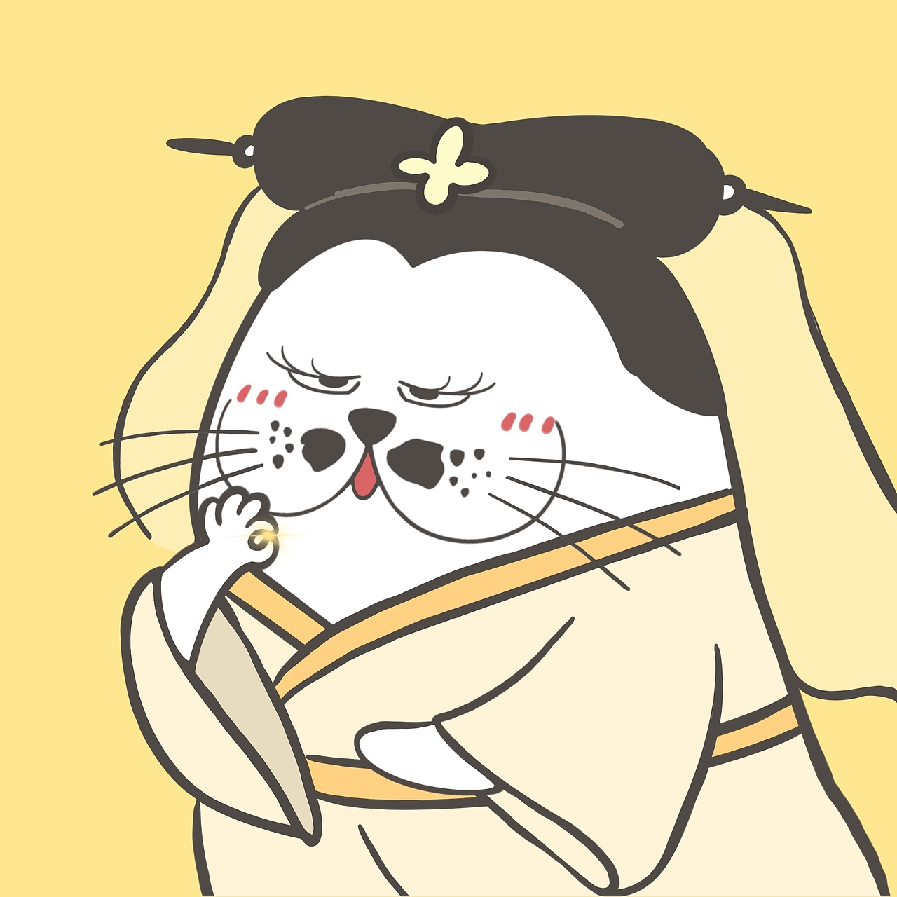 鬼马精灵Moni上线|学霸猫Moni壁纸（图ZMjY3MDczMDAw） - 创作习作 - 站酷设计师学霸猫Moni原创素材 - 站酷ZCOOL