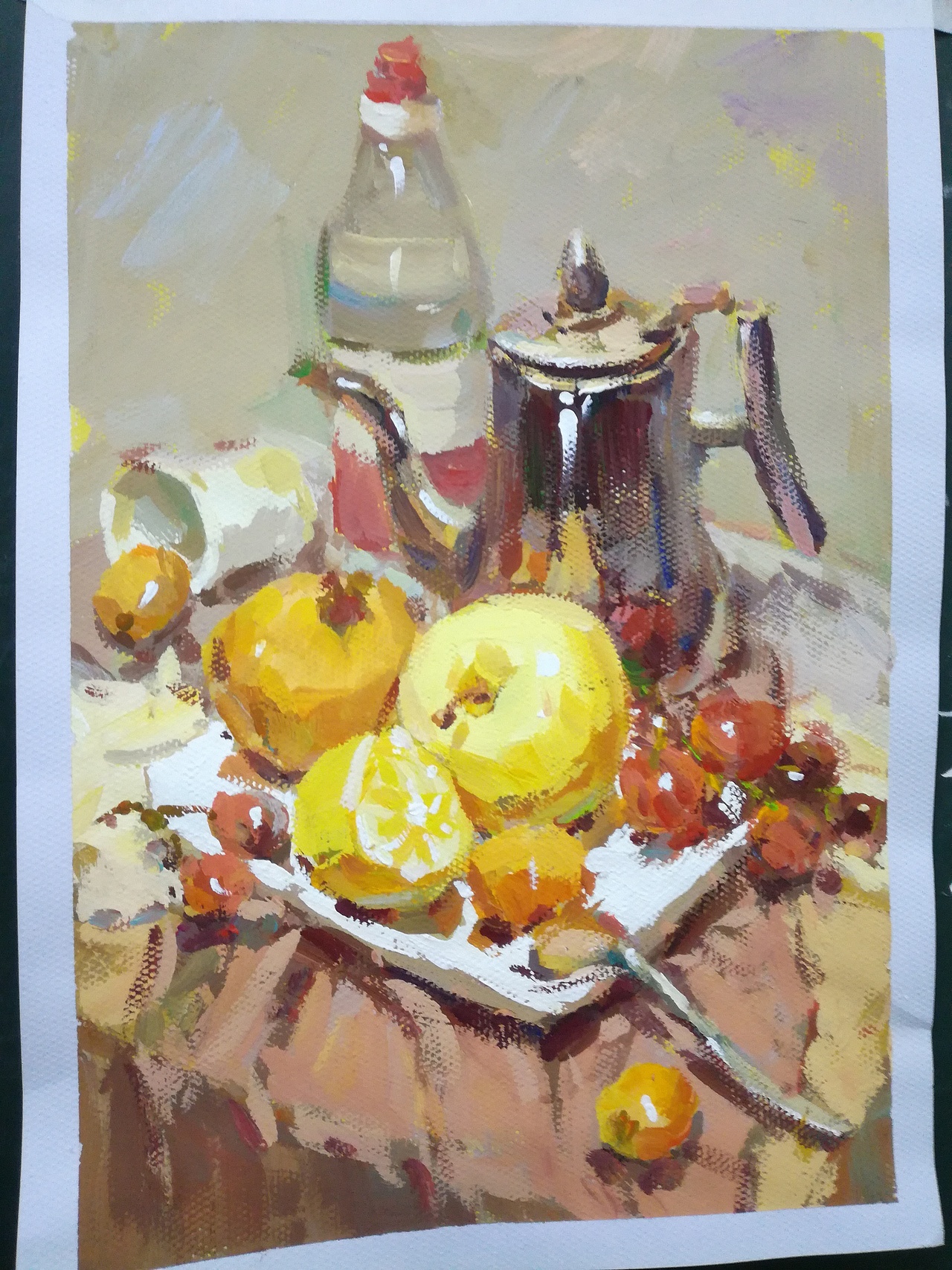 水粉静物（图ZMTQ3NDU1NzIw） - 绘画 - 站酷设计师柳摇花笑是你原创素材 - 站酷ZCOOL