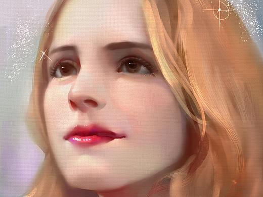 艾玛沃特森 照片写生