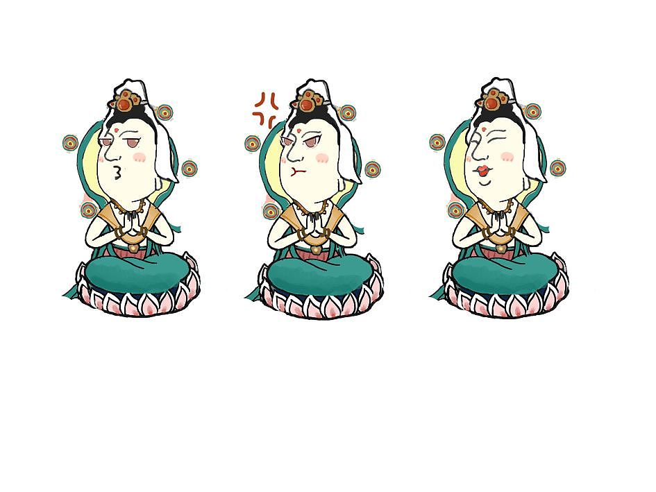 国风向敦煌色彩练习