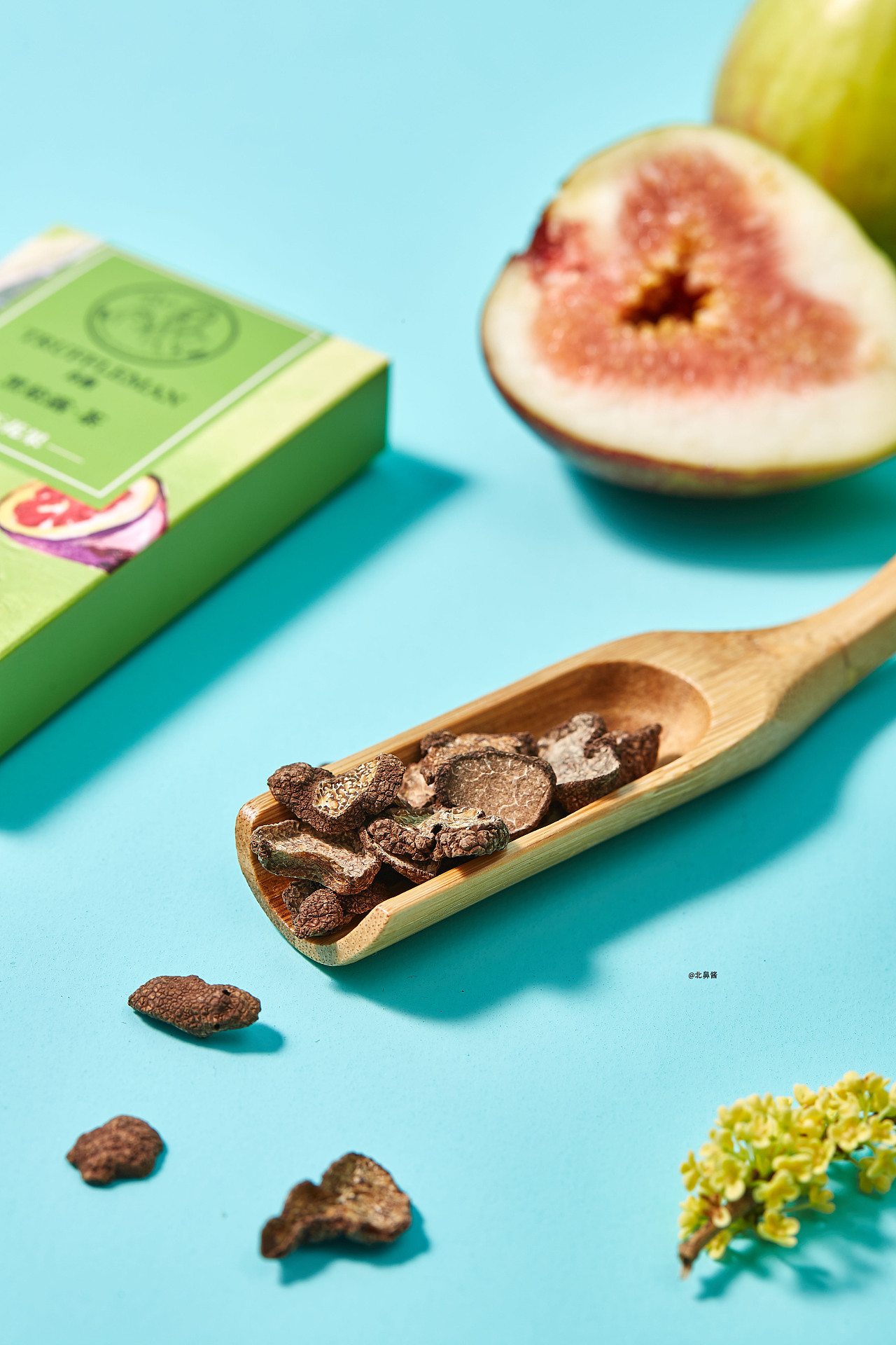 无花果花茶拍摄