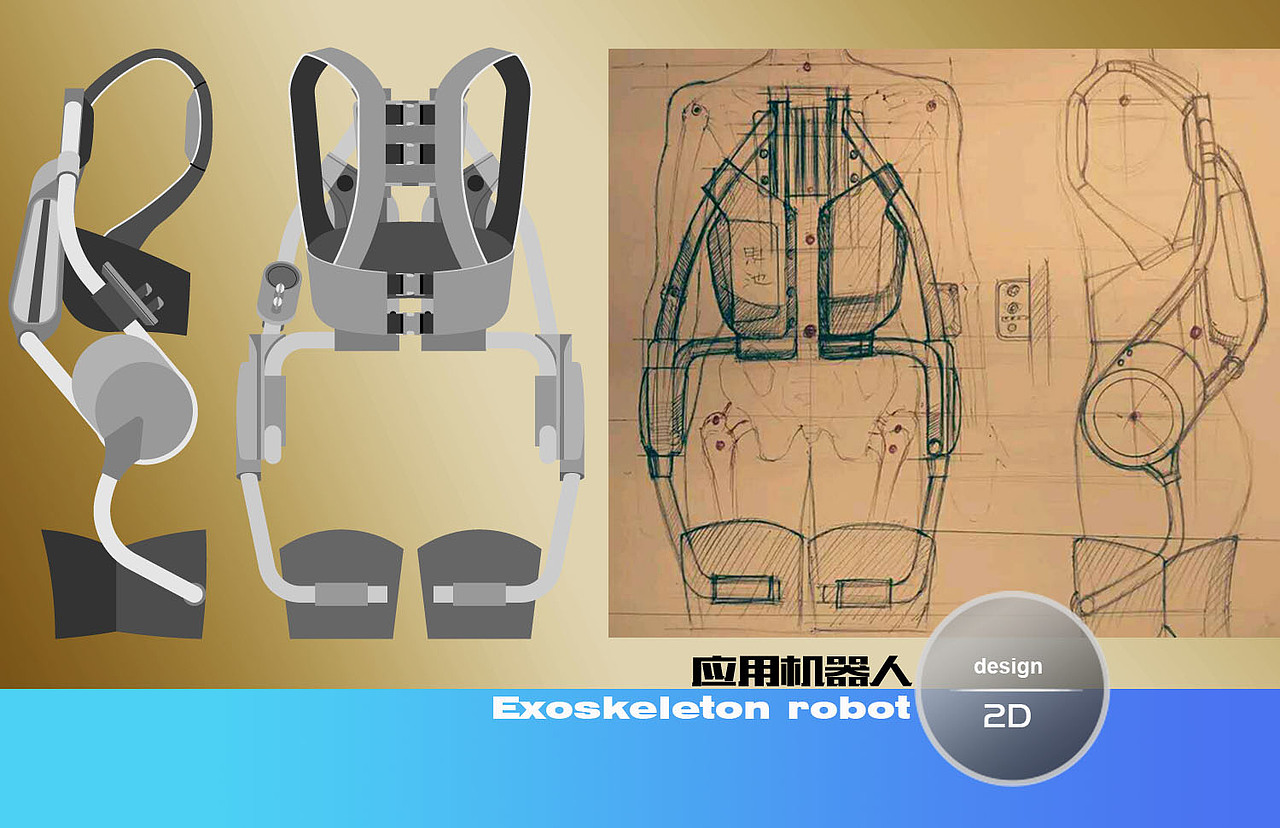 穿戴式外骨骼机器人