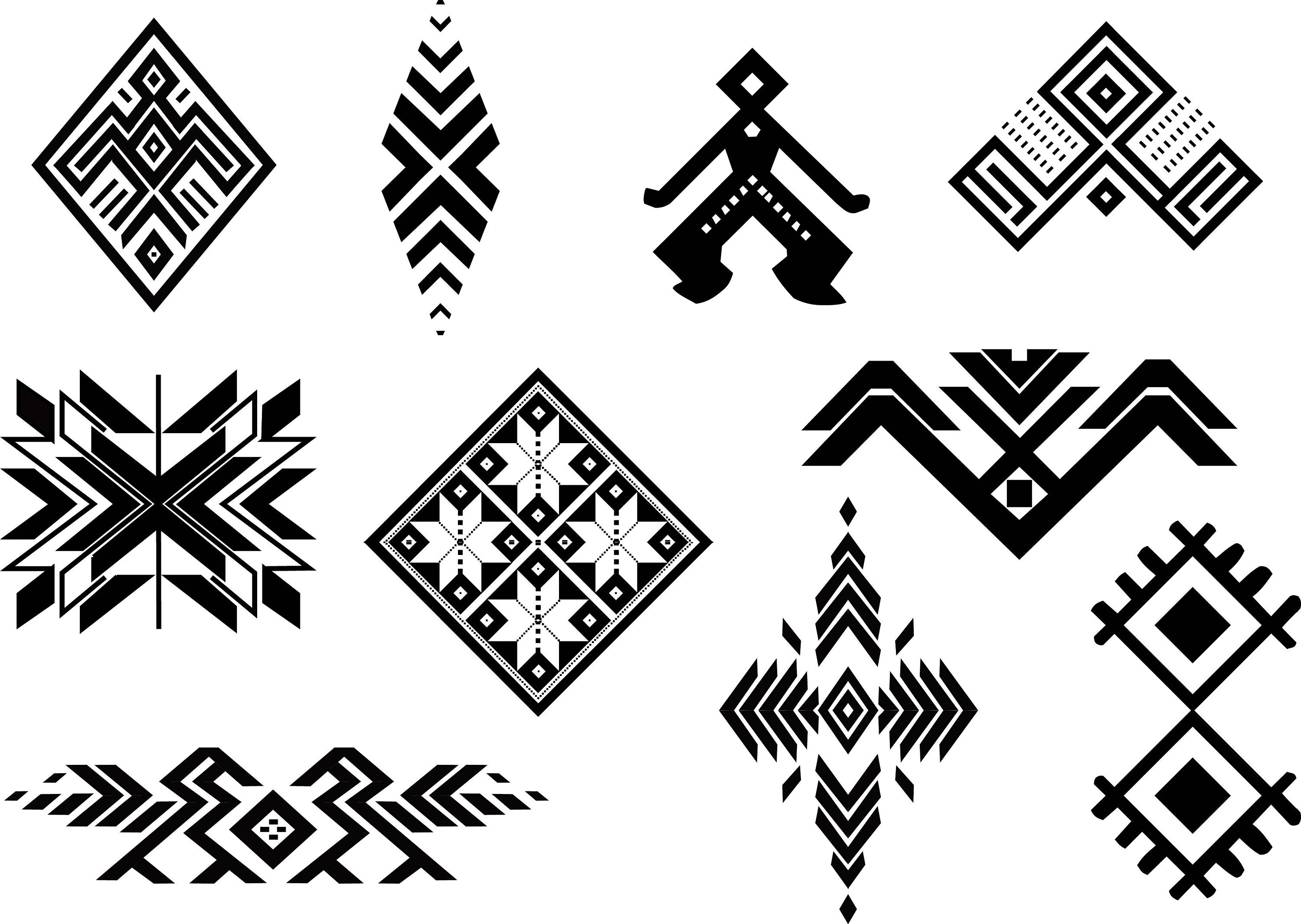 少数民族服饰纹样提取 图案设计及动态变化演示（一）|平面|图案|阿瑶瑶luai - 原创作品 - 站酷 (ZCOOL)