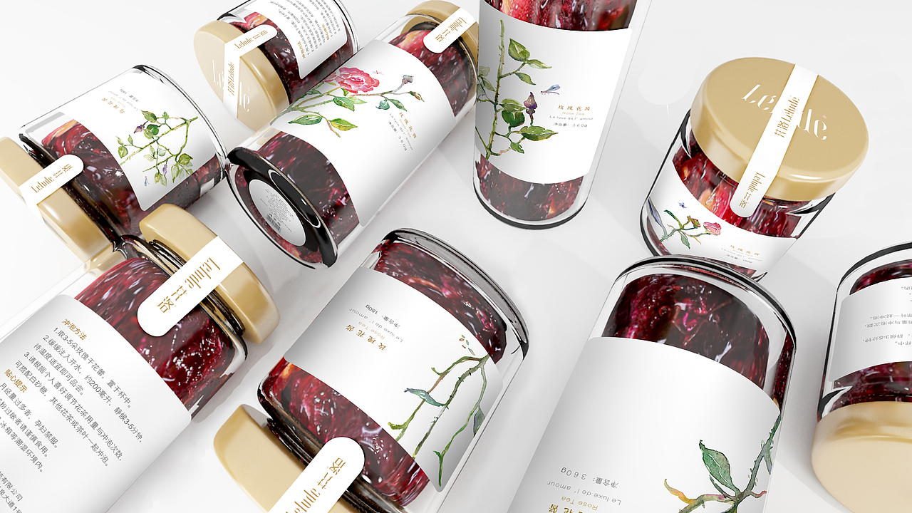 艾洛玫瑰花茶包装