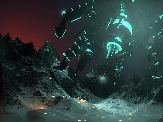 原创科幻虚拟场景