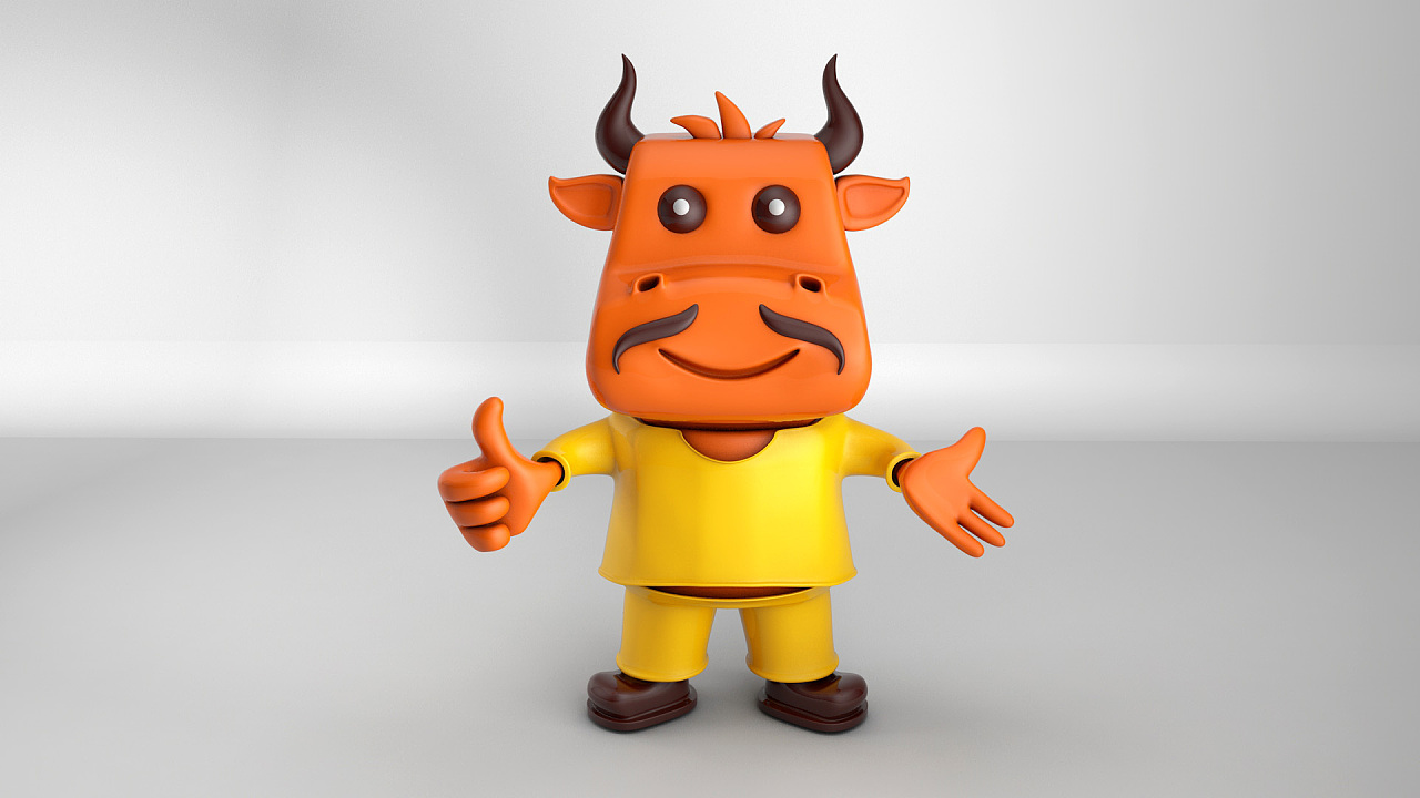 【原创】品牌ip形象设计 -------你的牛爷爷,哈哈!