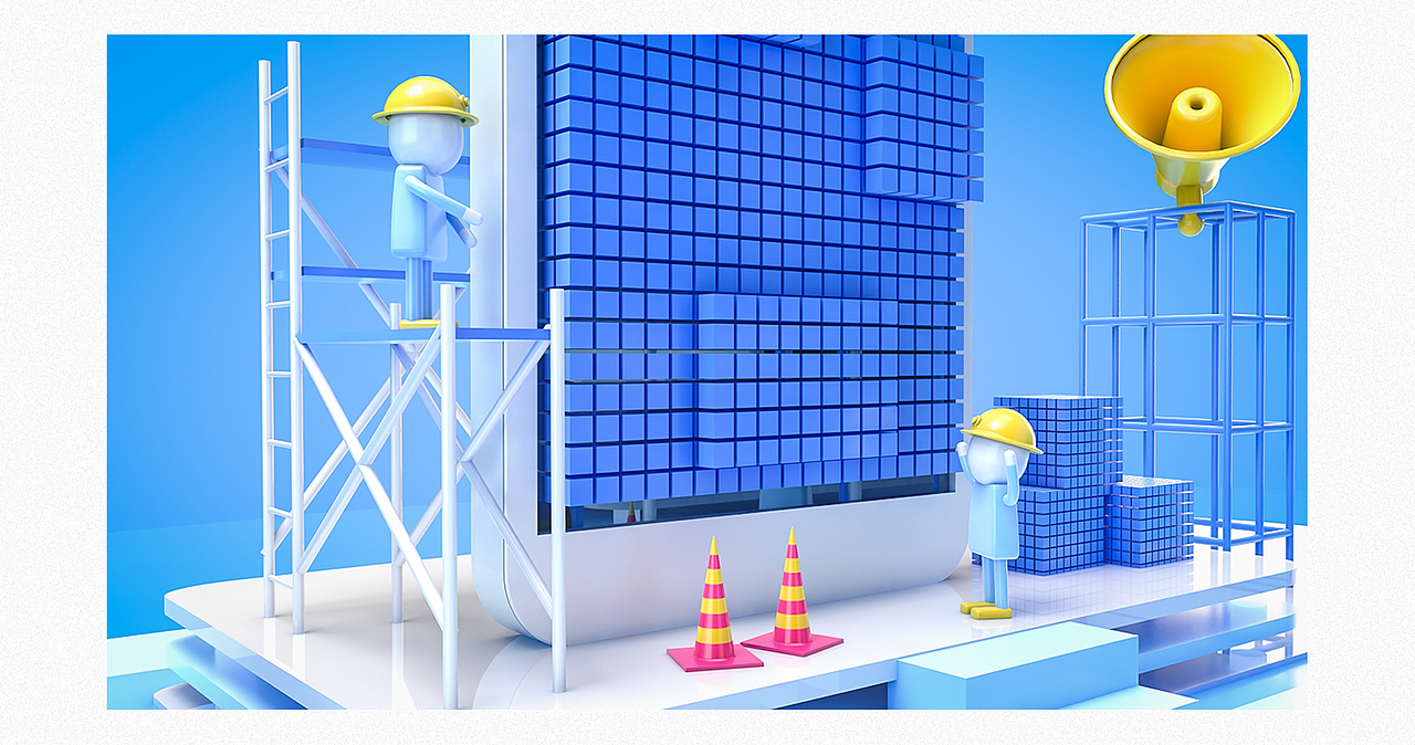 C4D毕业设计 建站小分队（图ZODIyODkzMzI=） - 其他三维 - 站酷设计师莫莫n_n原创素材 - 站酷ZCOOL