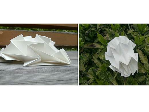 立体构成---2.5维构成、蛇腹折