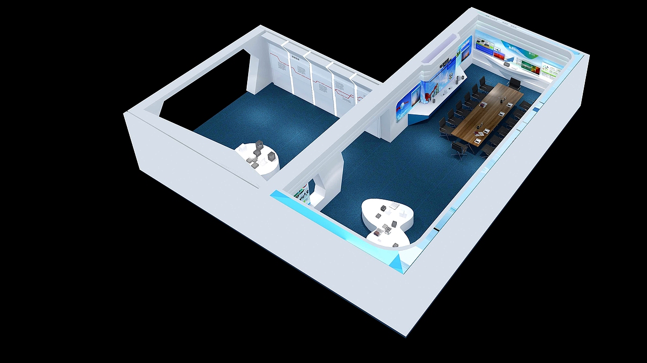 电力公司展厅设计（图ZNTM2NTU4Njg=） - 家装设计 - 站酷设计师西林阿莫原创素材 - 站酷ZCOOL