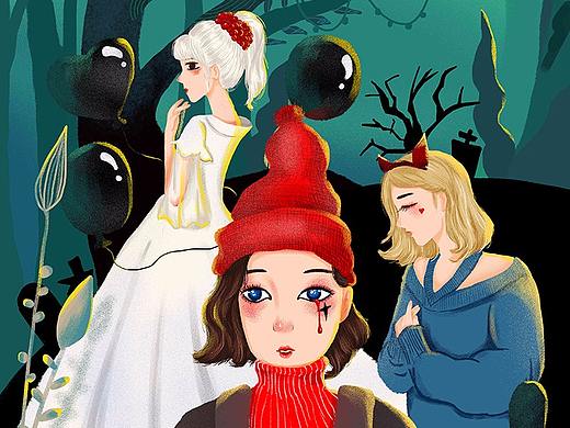 不給糖就搗蛋（個(gè)人主頁(yè)-ZMzEwNTA0MDA=） - 商業(yè)插畫 - 站酷設(shè)計(jì)師不言xie原創(chuàng)素材 - 站酷ZCOOL