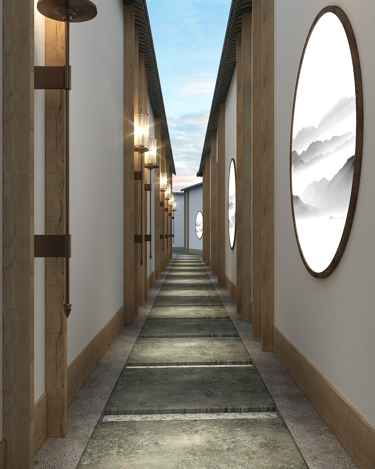 1992效果图酒店大厅卧室效果图