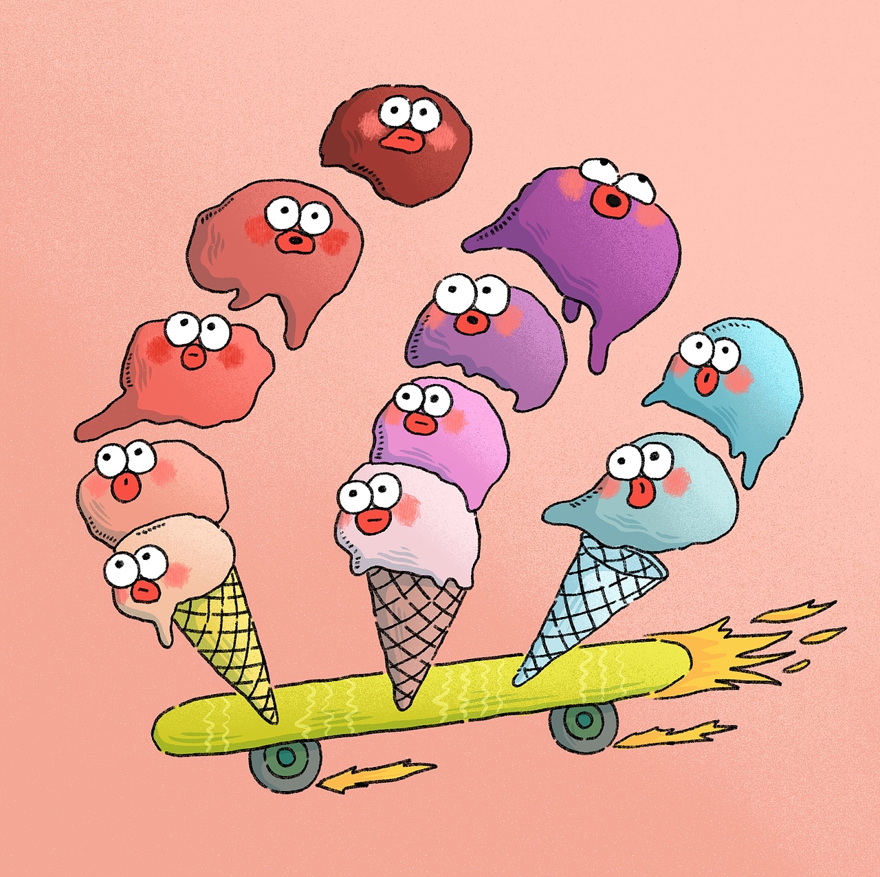 于是我画了81个脑洞[billd奔跑]