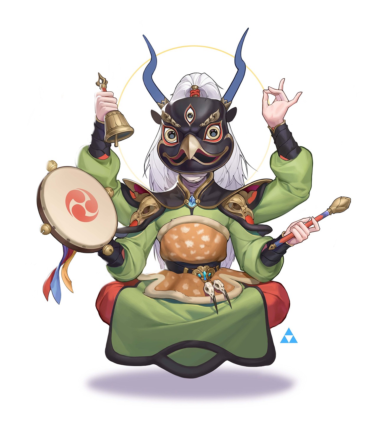 萨满巫师（图ZMTc3ODYzNzk2） - 游戏原画 - 站酷设计师谷一克原创素材 - 站酷ZCOOL