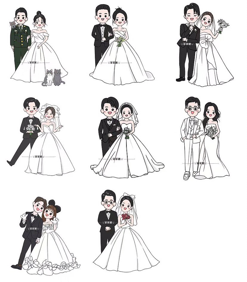 婚礼上真的需要一个人形立牌!超好看💕