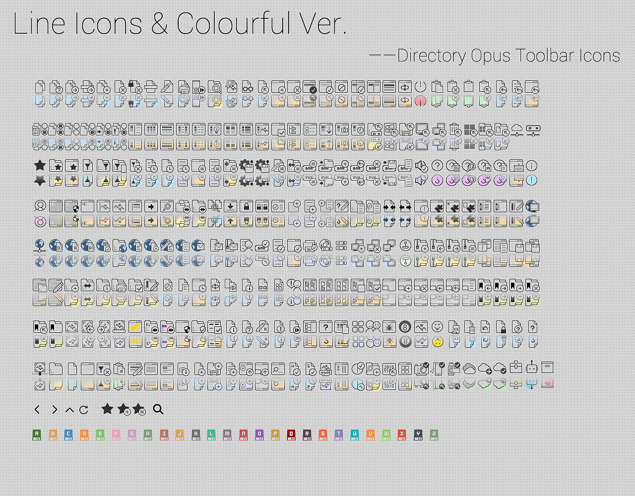 Directory Opus 主题&工具栏图标（图ZMTQzODg0Mjgw） - 软件界面 - 站酷设计师kotonoha原创素材 - 站酷ZCOOL