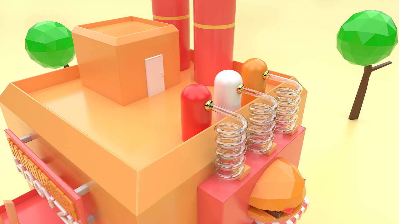 汉堡薯条加工厂